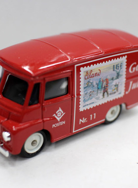 外贸英国复古玩具车DG71 Morris LD Van 厢式邮政运输车模型怀旧