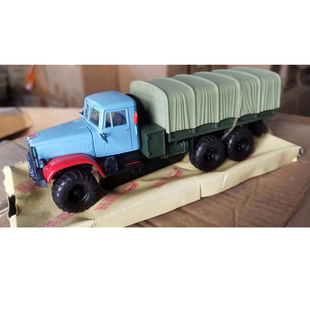 外贸1 43合金车KrAZ 255B 克拉斯重型卡车越野运输车模型怀旧经典