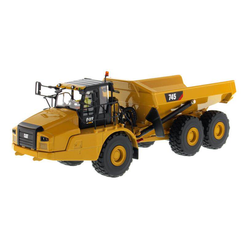 DM工程车 CAT 1 50 卡特745铰接式卡车合金工程车模型玩具85528