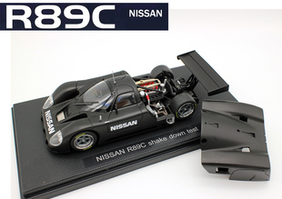 Ebbro合金车 1/43 Nnissan 日产R89C勒芒赛车模型玩具汽车摆件
