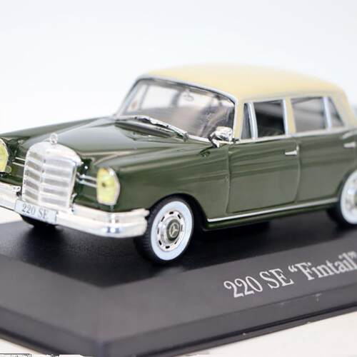1/43 奔c驰 220 SE Fintail 1959 汽车玩具车模型老车摆件