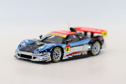 合金车1/43 Ebbro M-TEC NSX SUPER GT 2005 No.0赛车模型摆件