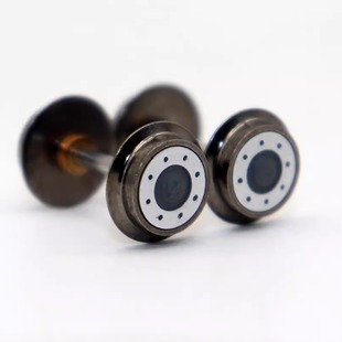 HO比例火车模型轮子1:87电动火车DC通用改装车轮配件