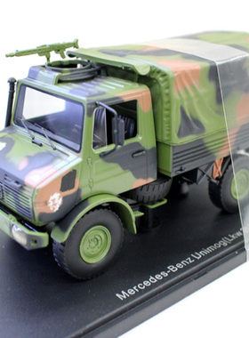 1 43合金车Benz Unimog 奔c驰乌尼莫克越野装甲车模型摆件