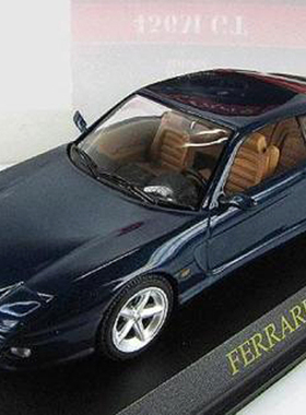 1 43合金车FERR*ARI 456M 法啦利跑车仿真玩具模型摆件收藏
