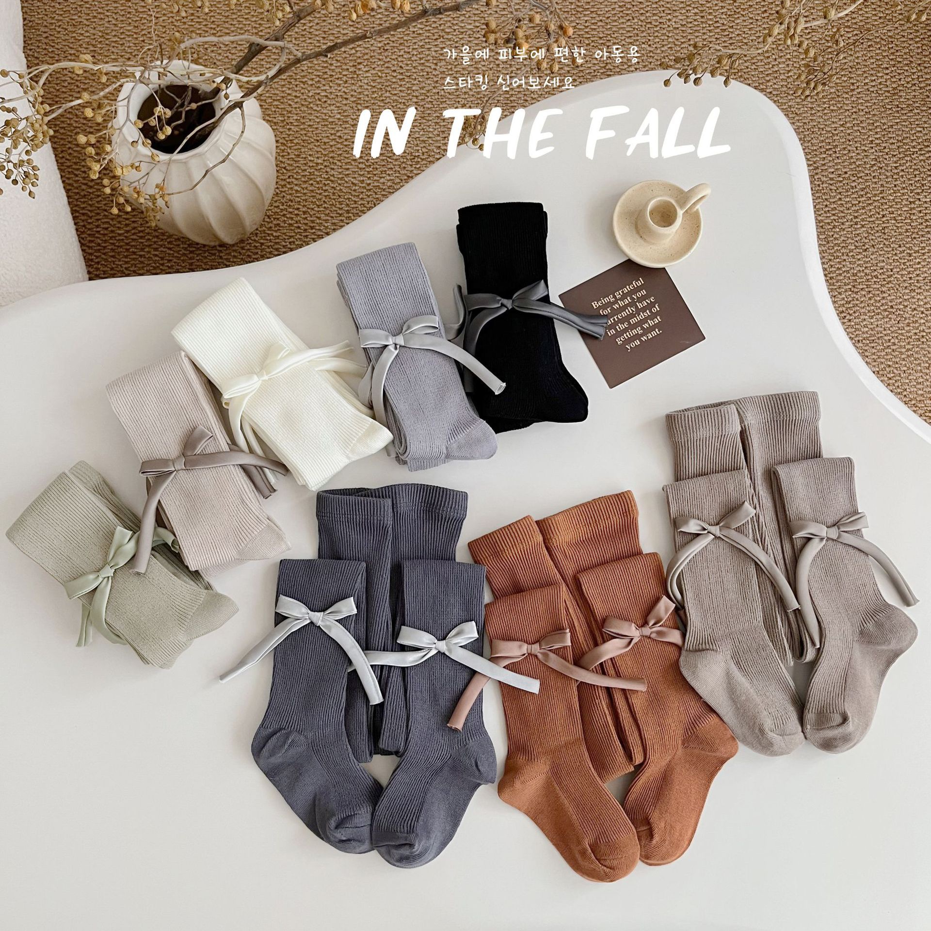 拉果拉抗起球女童裤袜秋季百搭精梳棉打底袜婴儿公主蝴蝶结连体袜