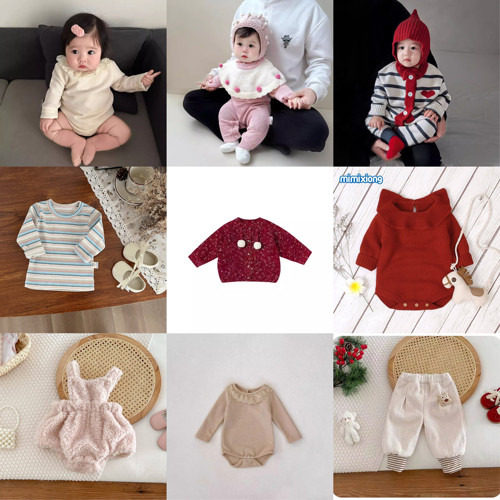 【拉果拉清仓特价】NO退NO换男女宝宝韩版春秋爬服婴幼儿毛衣外套