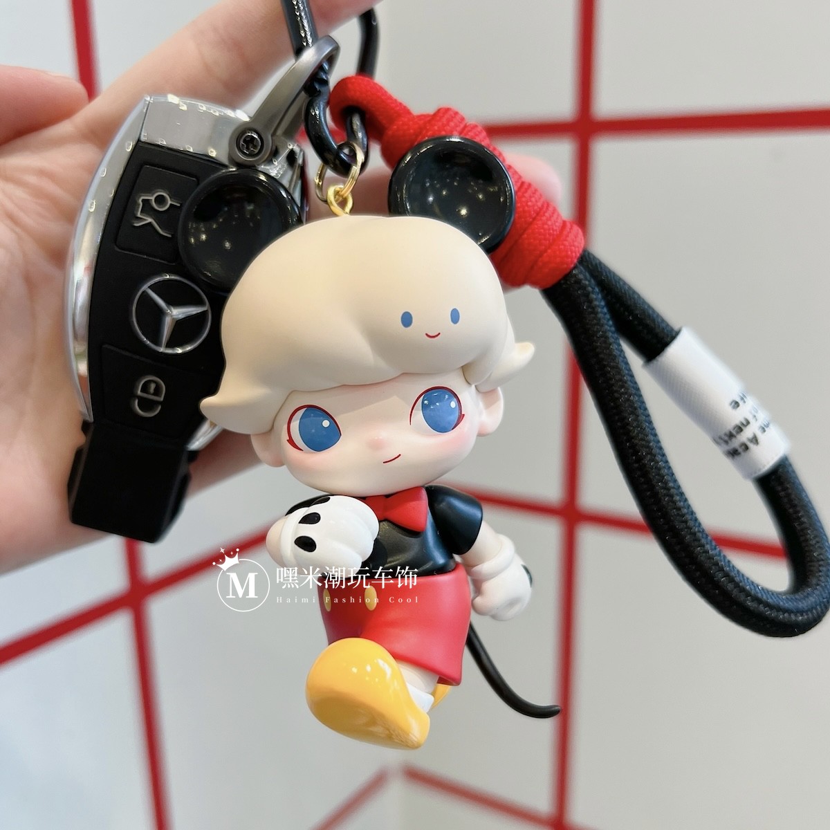 泡泡玛特DIMOO新款汽车钥匙扣
