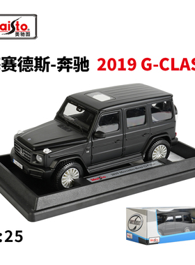 美驰图1:25 2019奔驰G-Class G500越野仿真合金汽车模型收藏礼盒