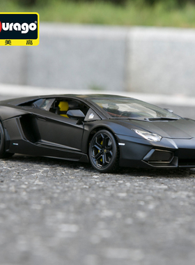 比美高1:18兰博基尼LP700-4雷文顿610跑车静态仿真合金汽车模型