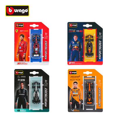 比美高1:64挂卡红牛RB21法拉利方程式赛车模型2025 F1仿真合金车