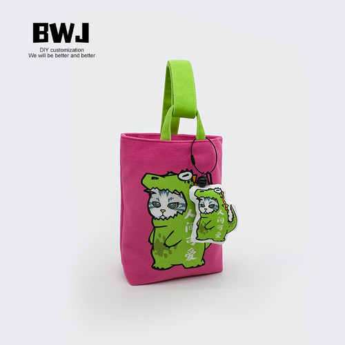 人间可爱猫咪水桶包包