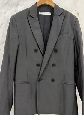 杭州米兰坊名牌寄售店 Opening Ceremony 灰色双排扣女士西装外套