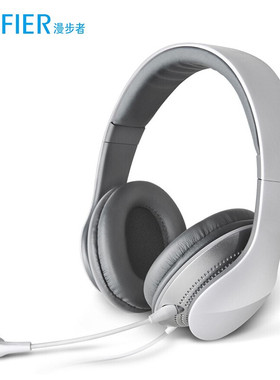 漫步者 K831台式电脑耳机头戴式语音游戏耳麦带麦克风话筒 K830