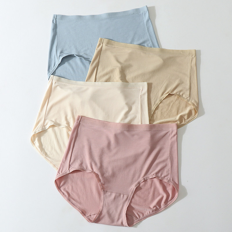 外贸内裤女原单日单出口日本高腰莫代尔无痕透气简约胖mm包臀三角,女士内衣/男士内衣/家居服,女三角裤,淘宝优惠券,粉丝福利购,淘宝优惠卷