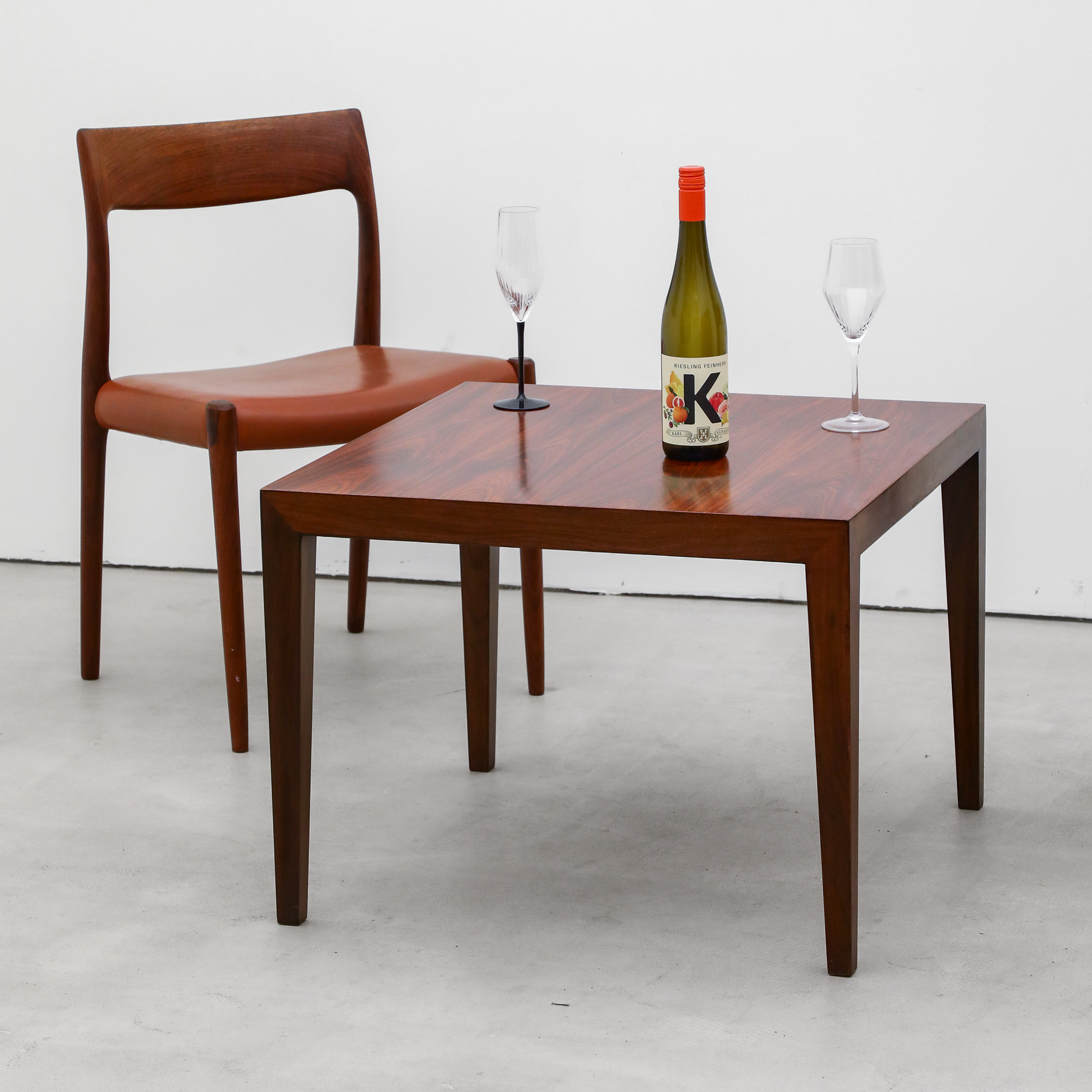 coznap 中古｜丹麦产  Severin Hansen 设计 方形茶几 边几 方几