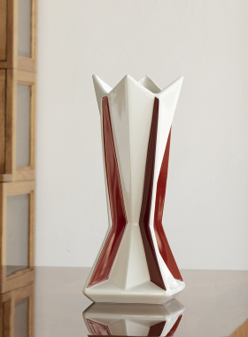 coznap全新捷克立体派陶瓷花器