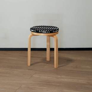 coznap 中古｜芬兰产 Alvar Aalto设计 stool 60 圆凳 凳子