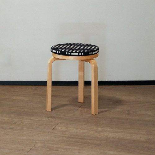 coznap 中古｜芬兰产 Alvar Aalto设计 stool 60 圆凳 凳子