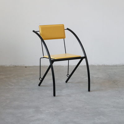 荷兰产1970年代金属椅餐椅