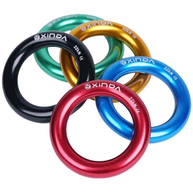 欣达铝合金小圆环户外顶环腰带环