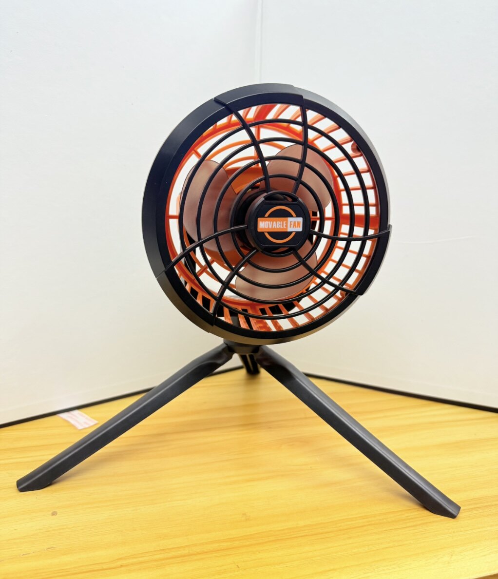 亏本清仓外贸尾单户外营地续航帐篷夜钓鱼大风便携式充电风扇