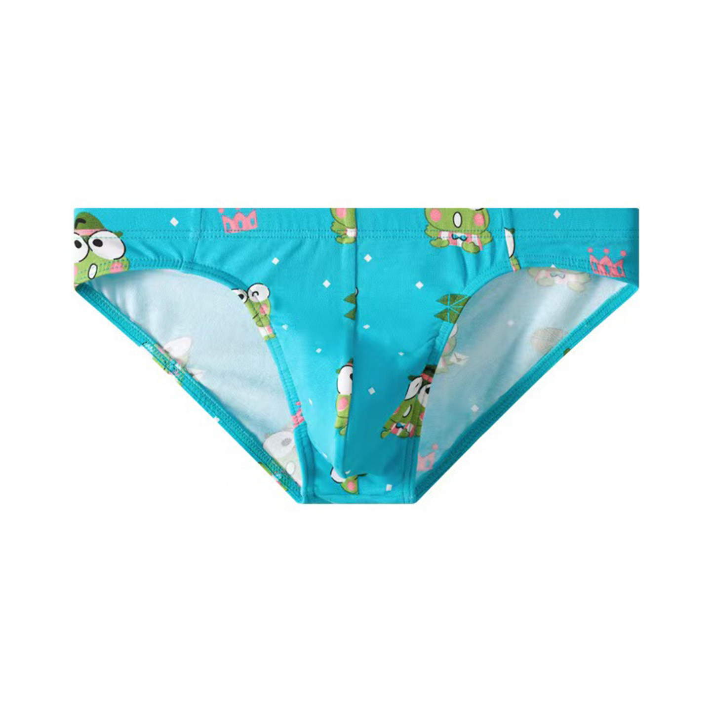 小清新小三角内裤男士纯棉透气印花青年男生个性可爱运动窄边中腰,女士内衣/男士内衣/家居服,男三角内裤,淘宝优惠券,粉丝福利购,淘宝优惠卷