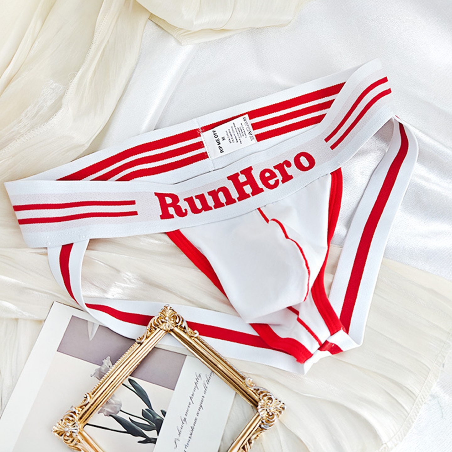 男士纯棉内裤丁字裤性感双丁分离