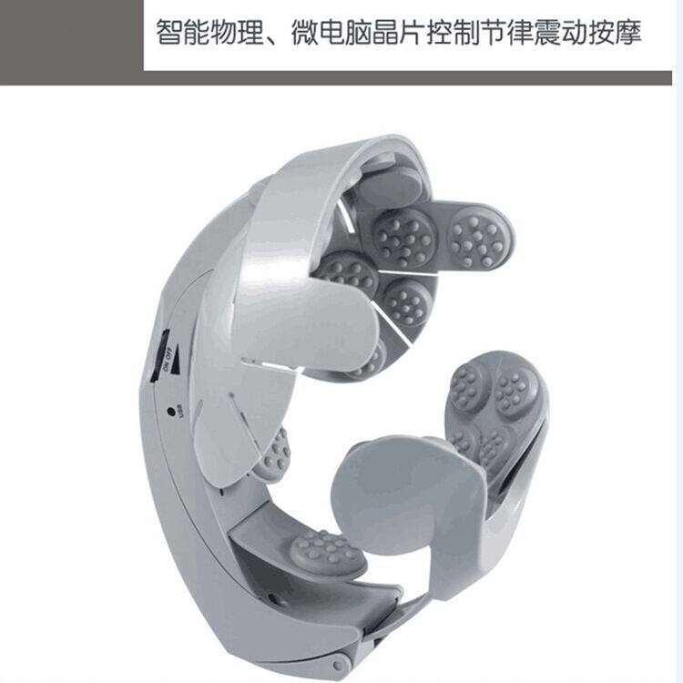 跨境礼品电动头部按摩器脑轻松按摩仪器助睡眠松头皮振动理疗