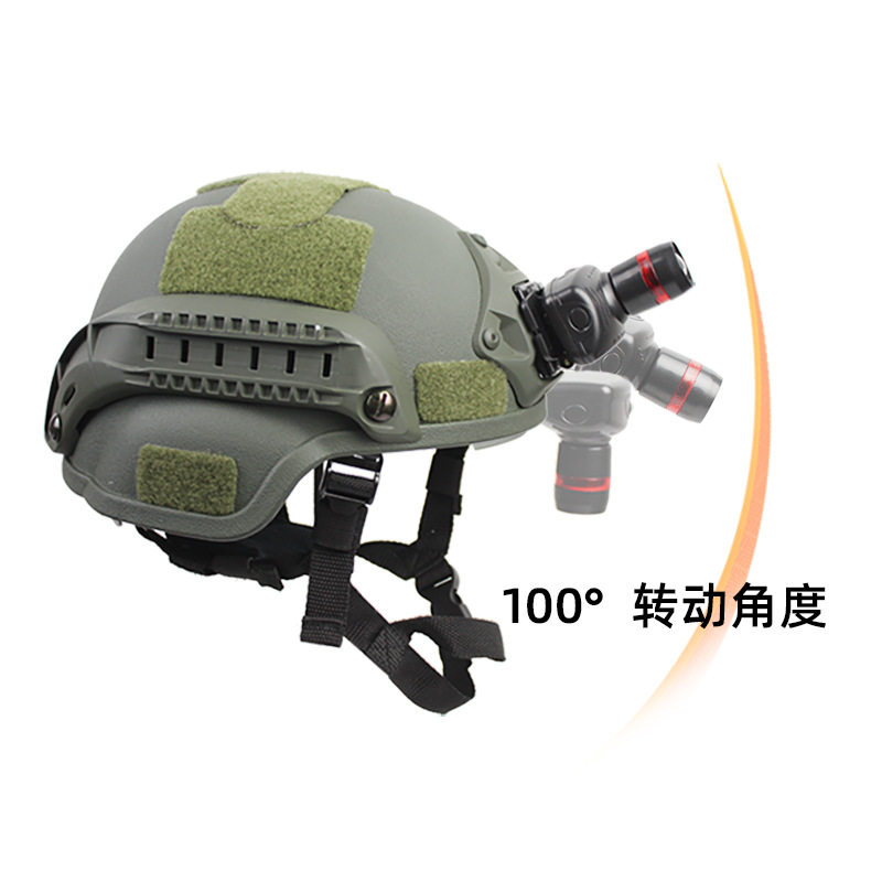 头盔头灯Q5LED支持墨鱼干m88米奇战术钓鱼灯支架底座夜钓灯强光