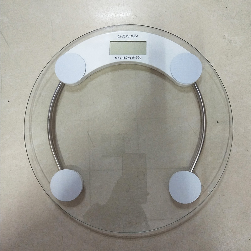 人体秤家用小型健康电子秤称体重计透明玻璃便携礼品称