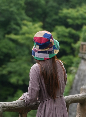 钟声刺绣休闲百搭男女夏季大帽檐