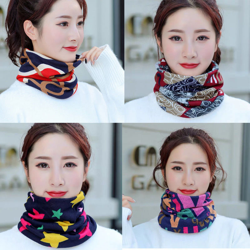 颈椎专用围巾多功能围脖冬季保暖脖套女护颈套头堆帽子包头帽挂脖