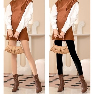 160克皮尔卡丹1200D苹果臀薄绒连裤 袜女93069裸感自然光腿神器