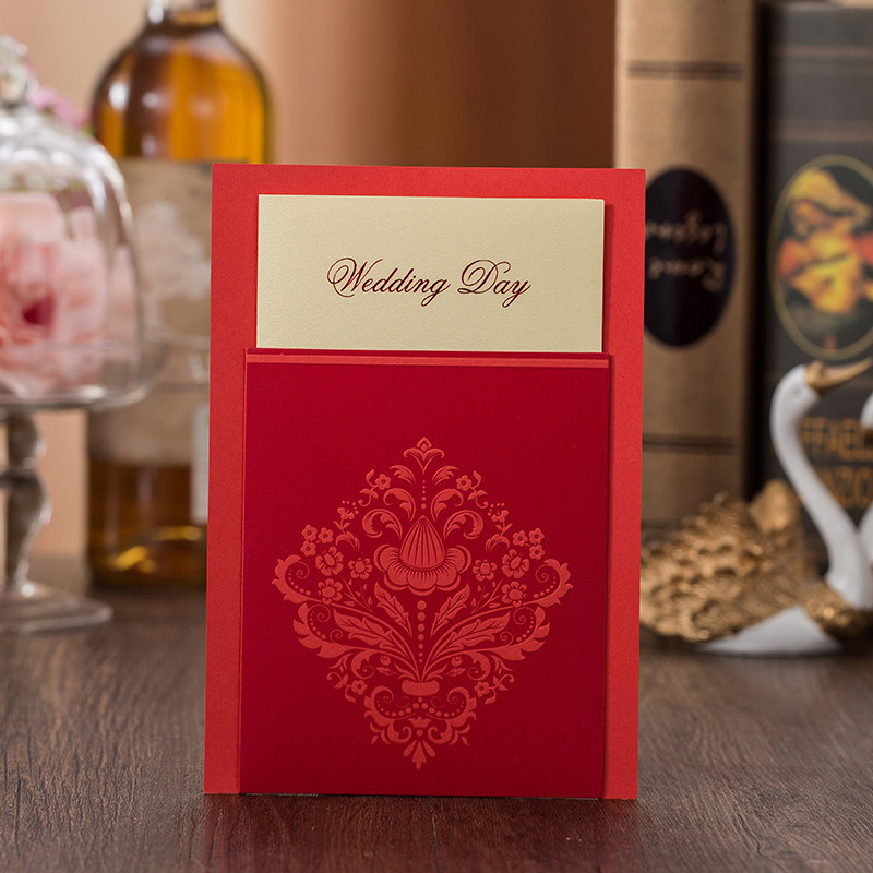 2026新款欧式烫金喜帖定制结婚请柬高端婚礼用品婚宴请帖邀请卡片