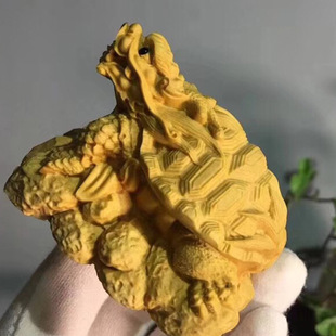 供应出售 4.6cm家居客厅摆饰摆件 小叶黄杨木龙龟规格6.2 4.8
