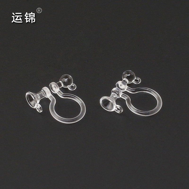 自制无耳洞耳夹配件 钻杯带吊环树脂耳夹 新款免耳洞耳饰diy配件,饰品/流行首饰/时尚饰品新,耳夹转换器,淘宝优惠券,粉丝福利购,淘宝优惠卷