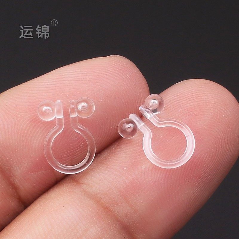 双头珠无耳洞耳夹转换器 diy手工自制免耳洞耳饰配件透明树脂耳环,饰品/流行首饰/时尚饰品新,耳夹转换器,淘宝优惠券,粉丝福利购,淘宝优惠卷