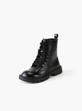 Littlemoco 童装正品26年秋款男女童马丁靴 短靴KBF3SHS002