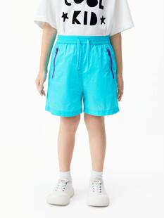 littlemoco专柜正品2026年夏季男女童防晒速干运动短裤KBF2SOTT05