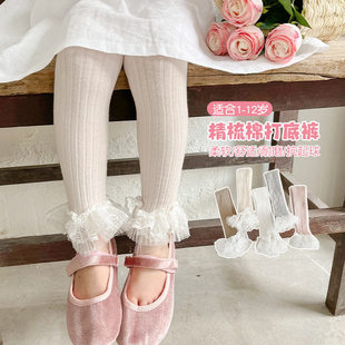 春夏新款 栗子家 洛丽塔女童打底裤 QK2017 打底裤