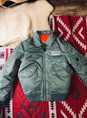 海外在途45P翻领棉服夹克联名飞行服男女棉衣杜邦防水通勤微瑕