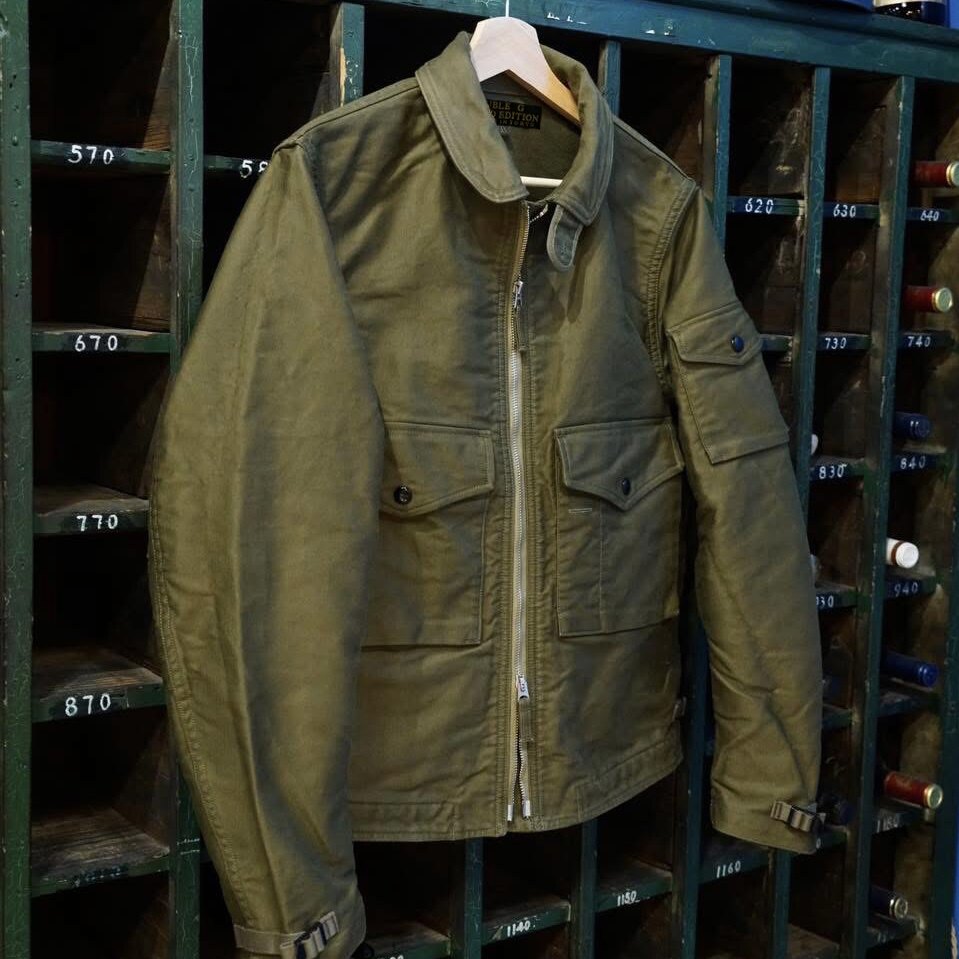 春秋单夹克S8丛林布飞行员夹克日系阿美咔叽摩托机车多袋薄外套