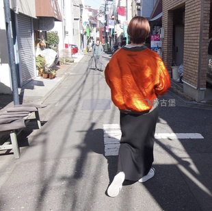 客户穿搭鉴赏MA-1飞行服L2B男女情侣夹克B15C 街头咔叽ootd棉服