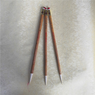 莱州掖县老毛笔文峰山三支装加健画笔 羊毫毛笔书画专用莱州毛笔