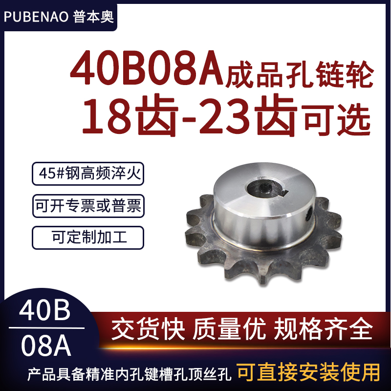 普本奥40B08A成品孔链轮