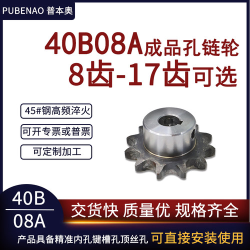 普本奥40B08A成品孔链轮