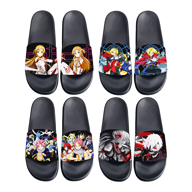 动漫凉拖鞋二次元日漫周边男女童春夏特大码可定制Anime sandals3