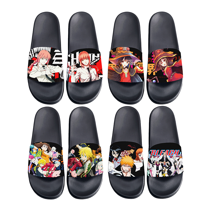 动漫凉拖鞋二次元日漫周边男女童春夏特大码可定制Anime sandals4