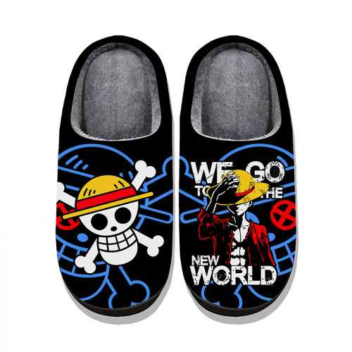 动漫棉拖鞋二次元日漫周边男女童秋冬特大码可定制Slippers1